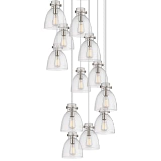 A thumbnail of the Innovations Lighting 126-410-1PS-10-28 Newton Bell Pendant Polished Nickel / Seedy