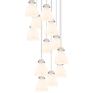 A thumbnail of the Innovations Lighting 126-410-1PS-10-28 Newton Bell Pendant Polished Nickel / White