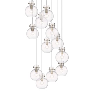 A thumbnail of the Innovations Lighting 126-410-1PS-10-28 Newton Sphere Pendant Brushed Satin Nickel / Clear