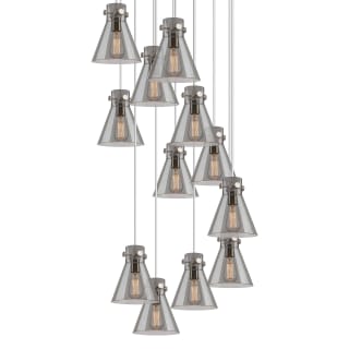 A thumbnail of the Innovations Lighting 126-410-1PS-10-28 Newton Cone Pendant Brushed Satin Nickel / Light Smoke