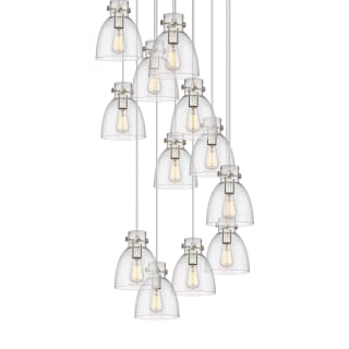 A thumbnail of the Innovations Lighting 126-410-1PS-10-28 Newton Bell Pendant Brushed Satin Nickel / Seedy