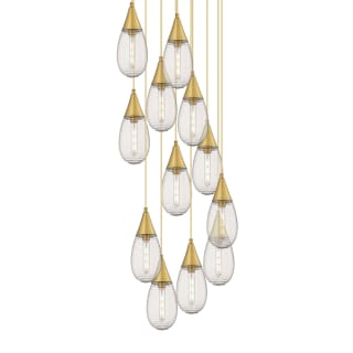 A thumbnail of the Innovations Lighting 126-450-1P-15-26 Malone Pendant Brushed Brass / Striped Clear