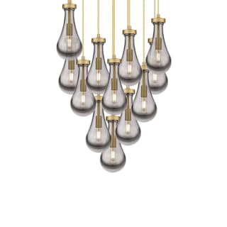 A thumbnail of the Innovations Lighting 126-451-1P-12-25 Owego Pendant Brushed Brass / Light Smoke