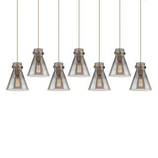 A thumbnail of the Innovations Lighting 127-410-1PS-10-52 Newton Cone Pendant Brushed Brass / Light Smoke