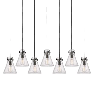 A thumbnail of the Innovations Lighting 127-410-1PS-10-52 Newton Cone Pendant Matte Black / Seedy