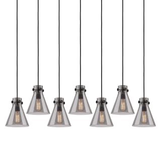 A thumbnail of the Innovations Lighting 127-410-1PS-10-52 Newton Cone Pendant Matte Black / Light Smoke