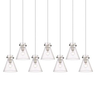 A thumbnail of the Innovations Lighting 127-410-1PS-10-52 Newton Cone Pendant Polished Nickel / Clear