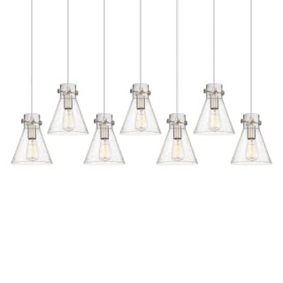 A thumbnail of the Innovations Lighting 127-410-1PS-10-52 Newton Cone Pendant Brushed Satin Nickel / Seedy