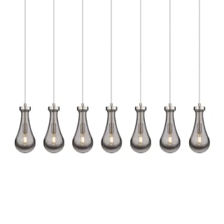 A thumbnail of the Innovations Lighting 127-451-1P-12-49 Owego Pendant Brushed Satin Nickel / Light Smoke