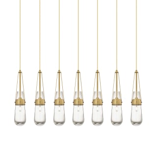 A thumbnail of the Innovations Lighting 127-452-1P-21-49 Milan Pendant Brushed Brass / Clear
