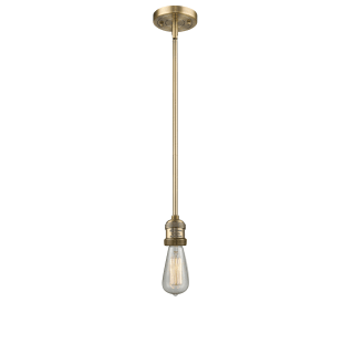 A thumbnail of the Innovations Lighting 200S Bare Bulb Brushed Brass