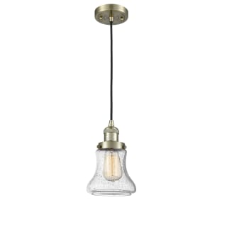 A thumbnail of the Innovations Lighting 201C Bellmont Antique Brass / Seedy