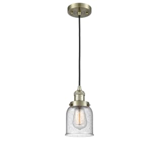 A thumbnail of the Innovations Lighting 201C Small Bell Antique Brass / Seedy