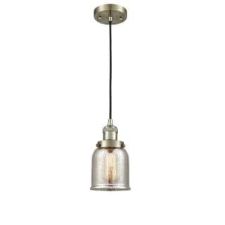 A thumbnail of the Innovations Lighting 201C Small Bell Antique Brass / Silver Mercury