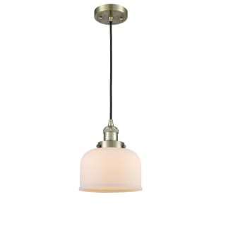 A thumbnail of the Innovations Lighting 201C Large Bell Antique Brass / Matte White Cased