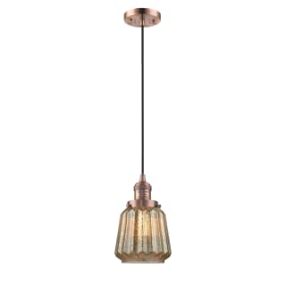 A thumbnail of the Innovations Lighting 201C Chatham Antique Copper / Mercury Fluted