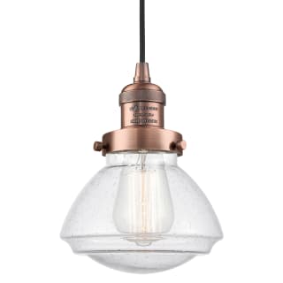 A thumbnail of the Innovations Lighting 201C Olean Antique Copper / Seedy