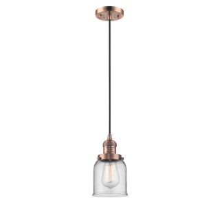 A thumbnail of the Innovations Lighting 201C Small Bell Antique Copper / Clear