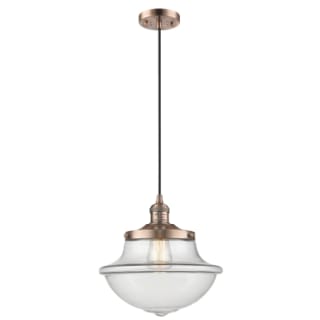 A thumbnail of the Innovations Lighting 201C Large Oxford Antique Copper / Clear