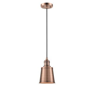 A thumbnail of the Innovations Lighting 201C Addison Antique Copper / Metal Shade