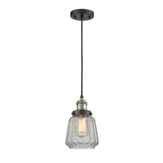 A thumbnail of the Innovations Lighting 201C Chatham Black Antique Brass / Clear
