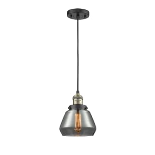 A thumbnail of the Innovations Lighting 201C Fulton Black Antique Brass / Plated Smoked