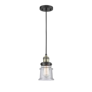 A thumbnail of the Innovations Lighting 201C Small Canton Black Antique Brass / Seedy