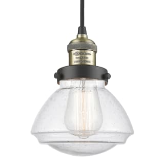 A thumbnail of the Innovations Lighting 201C Olean Black Antique Brass / Seedy