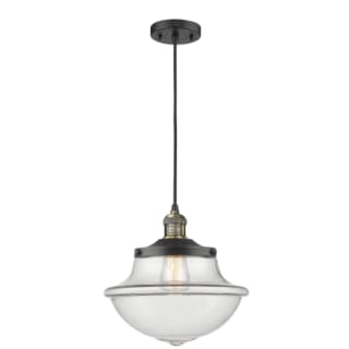 A thumbnail of the Innovations Lighting 201C Large Oxford Black Antique Brass / Clear