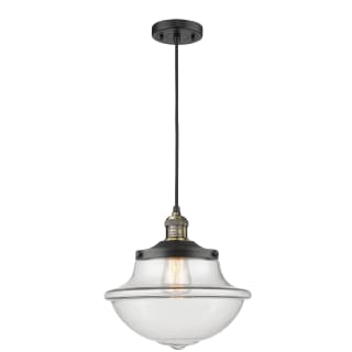A thumbnail of the Innovations Lighting 201C Oxford School House Black Antique Brass / Clear