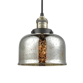 A thumbnail of the Innovations Lighting 201C Large Bell Black Antique Brass / Silver Mercury