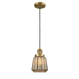 A thumbnail of the Innovations Lighting 201C Chatham Brushed Brass / Mercury Fluted