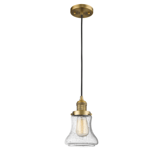 A thumbnail of the Innovations Lighting 201C Bellmont Brushed Brass / Seedy