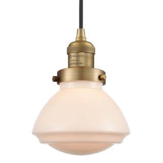 A thumbnail of the Innovations Lighting 201C Olean Brushed Brass / Matte White