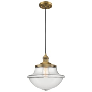 A thumbnail of the Innovations Lighting 201C Oxford School House Brushed Brass / Clear