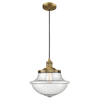 A thumbnail of the Innovations Lighting 201C Oxford School House Brushed Brass / Seedy