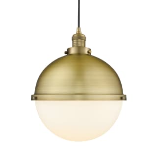 A thumbnail of the Innovations Lighting 201C-16-13 Hampden Pendant Brushed Brass / Matte White