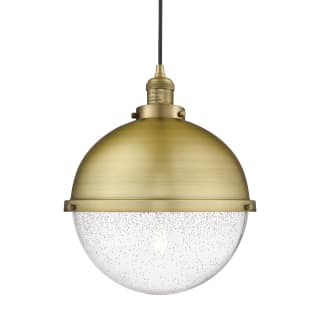 A thumbnail of the Innovations Lighting 201C-16-13 Hampden Pendant Brushed Brass / Seedy