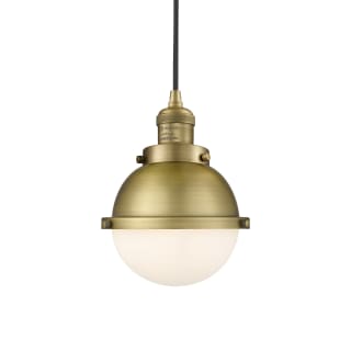 A thumbnail of the Innovations Lighting 201C-10-7 Hampden Pendant Brushed Brass / Matte White