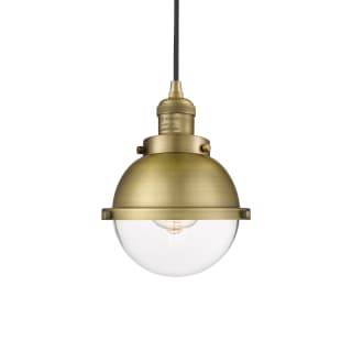 A thumbnail of the Innovations Lighting 201C-10-7 Hampden Pendant Brushed Brass / Clear