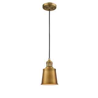 A thumbnail of the Innovations Lighting 201C Addison Brushed Brass / Metal Shade