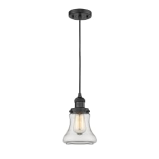 A thumbnail of the Innovations Lighting 201C Bellmont Matte Black / Clear
