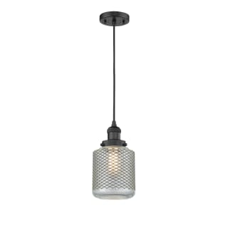 A thumbnail of the Innovations Lighting 201C Stanton Matte Black / Clear Wire Mesh