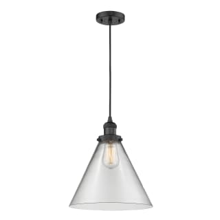 A thumbnail of the Innovations Lighting 201C-L X-Large Cone Matte Black / Clear