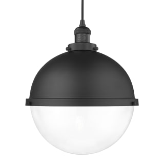 A thumbnail of the Innovations Lighting 201C-16-13 Hampden Pendant Matte Black / Clear