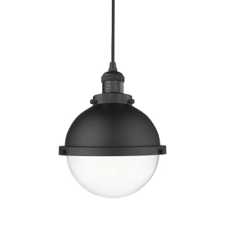 A thumbnail of the Innovations Lighting 201C-12-9 Hampden Pendant Matte Black / Clear