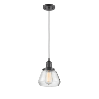 A thumbnail of the Innovations Lighting 201C Fulton Oiled Rubbed Bronze / Clear