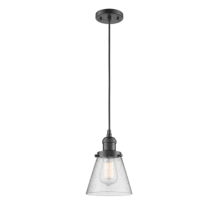 A thumbnail of the Innovations Lighting 201C Small Cone Oiled Rubbed Bronze / Seedy