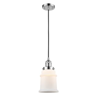 A thumbnail of the Innovations Lighting 201C Canton Polished Chrome / Matte White