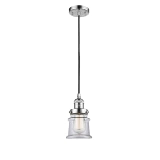 A thumbnail of the Innovations Lighting 201C Small Canton Polished Chrome / Clear